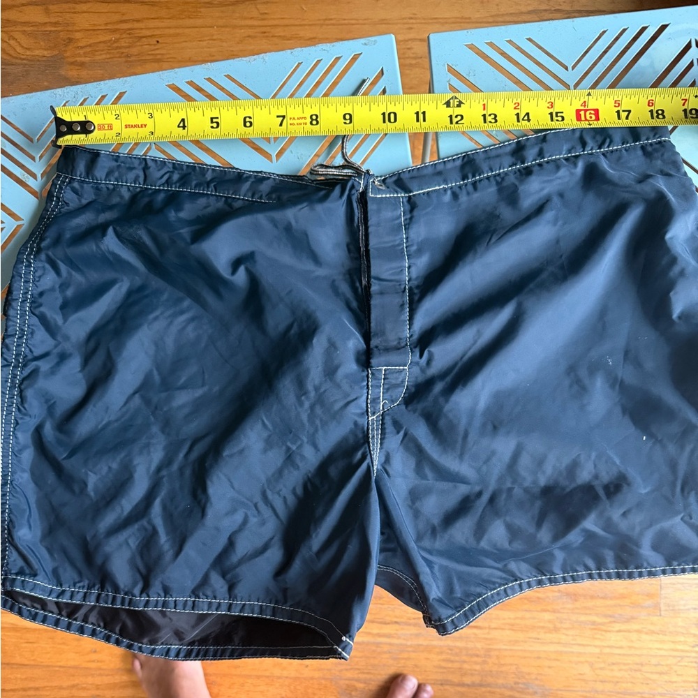 Birdwell Navy  Swim Trunks 36